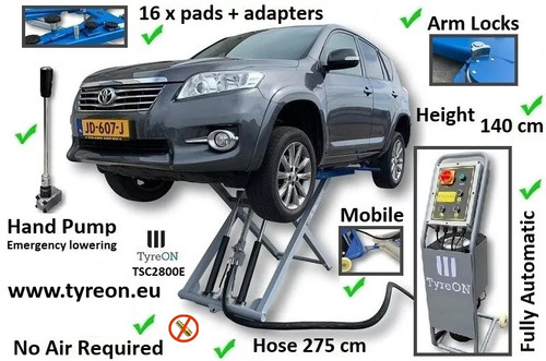 Mobile scissor lift car - mobile,